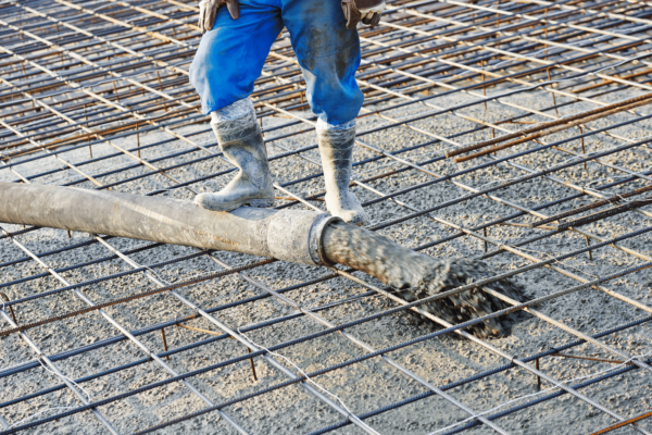 Aplicação Concreto - Mangote hennings Mangueira de concreto